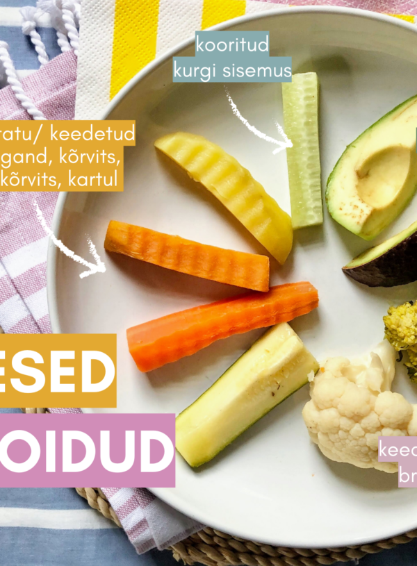 Beebi esimesed (näpu)toidud 🥑🍌🥕